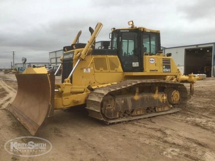Side of used Komatsu Dozer